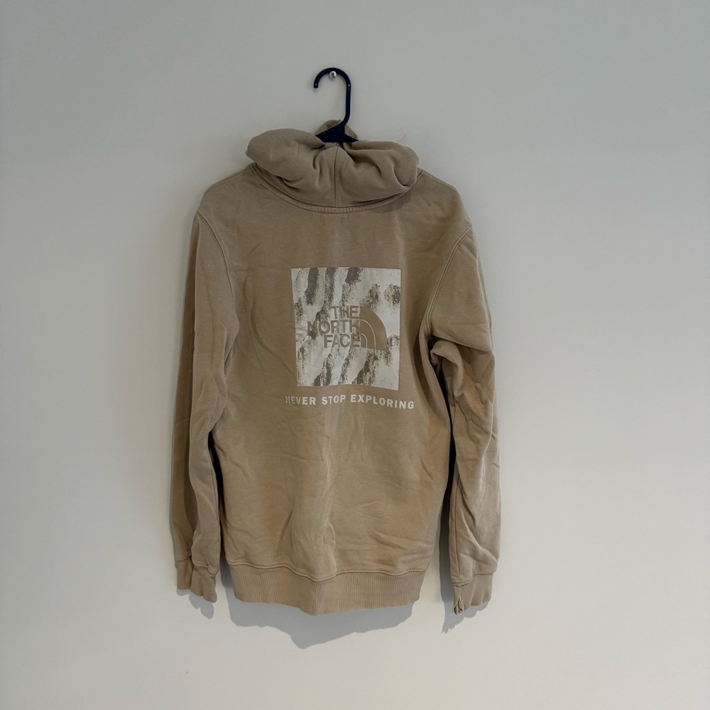 The North Face Tan Hoodie Size Large Slightly Used